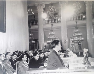 На съезде Союза писателей, Москва